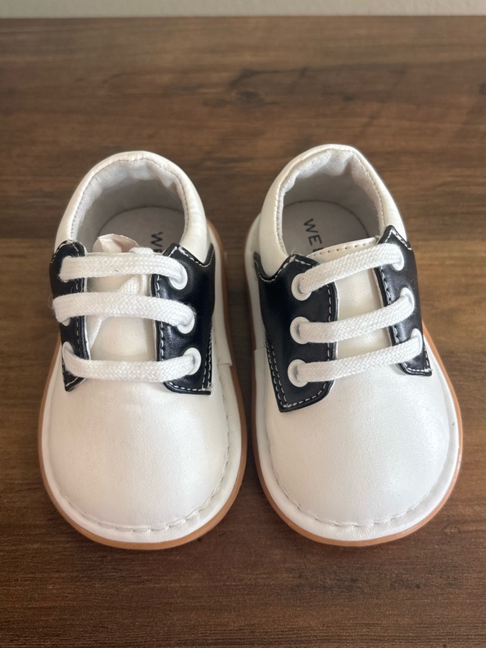 Rory Saddle Oxford Black & White Shoes